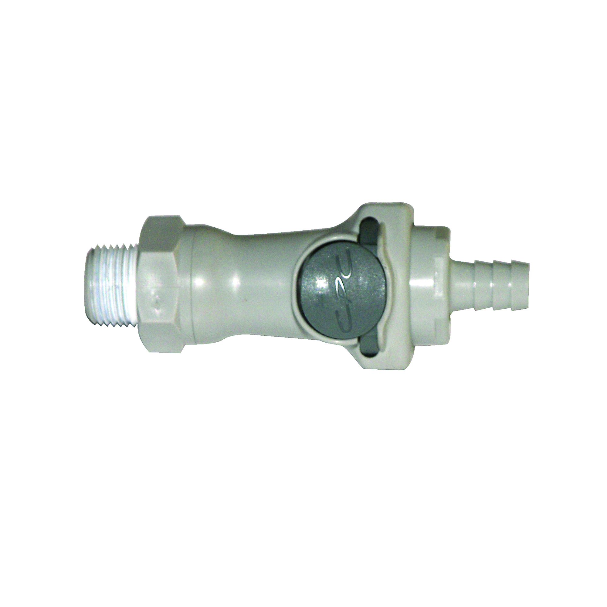 Justrite Replacement Polypropylene Fitting Disconnect Assembly — EPDM, 3/8in. ID Tube, Non-Installed, Model# 12011